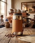 Kit Café Nomad 3-en-1 (Moulin, Filtre &amp; Gobelet Isotherme) – Édition La Tasse Noire