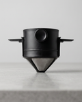 Filtre à Café Portable et Pliable – Édition Réutilisable La Tasse Noire