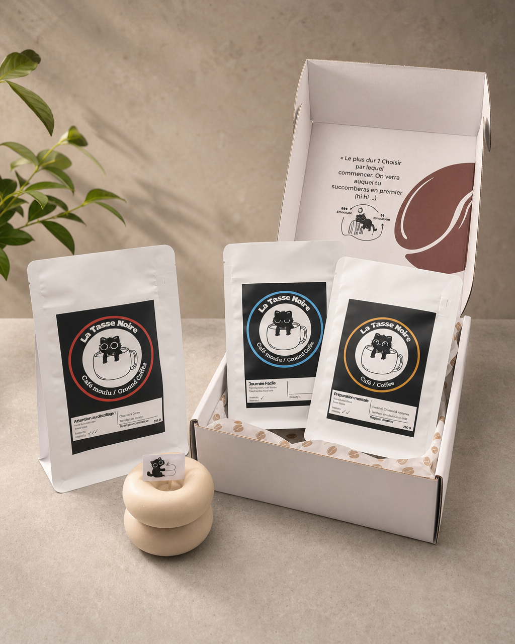 La Box Mensuelle Éco-Dégustation & Ambiance – Édition La Tasse Noire